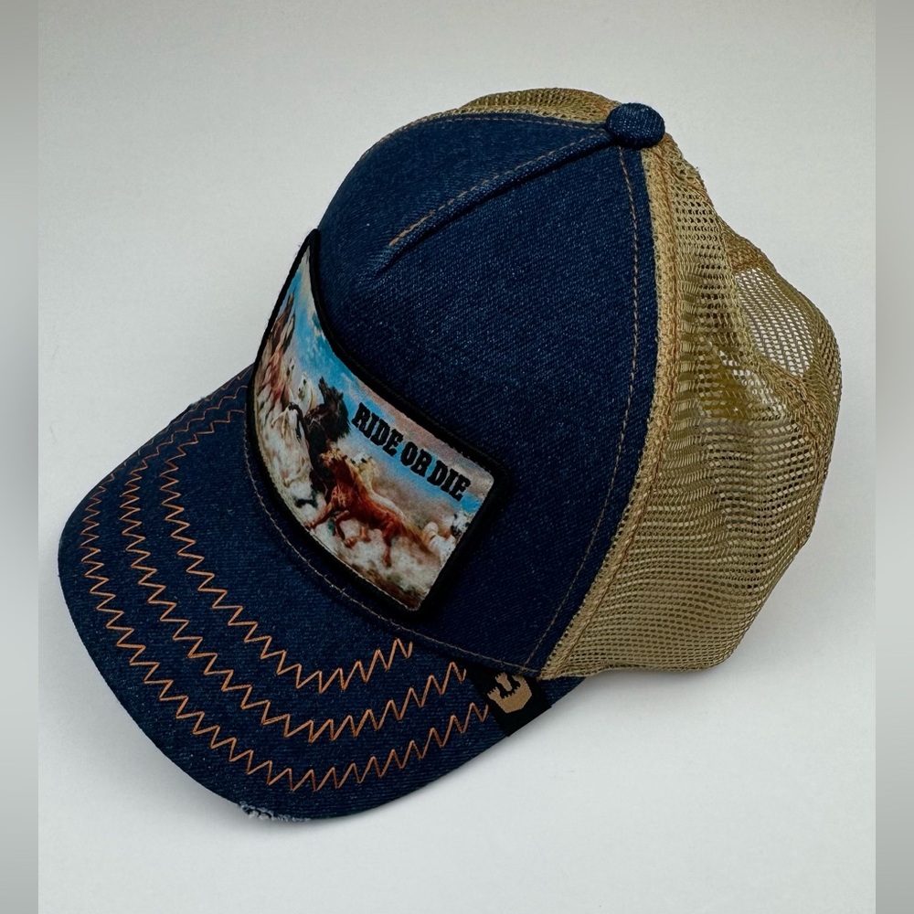 Goorin Bros Ride or Die Trucker Hat. Snapback. NWT - Picture 7 of 11